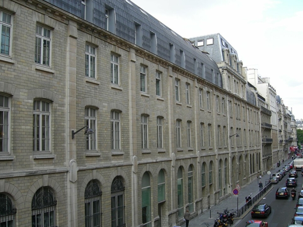 Exterior of the Conservatory of Paris, 14 rue de Madrid, 75008 Paris, France, photographed in Summer 2007