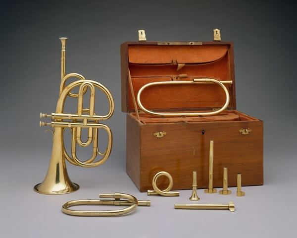 Cornet à Pistons in B-flat — a brass instrument that brought lyrical flexibility to the Early Romantic Music period orchestra